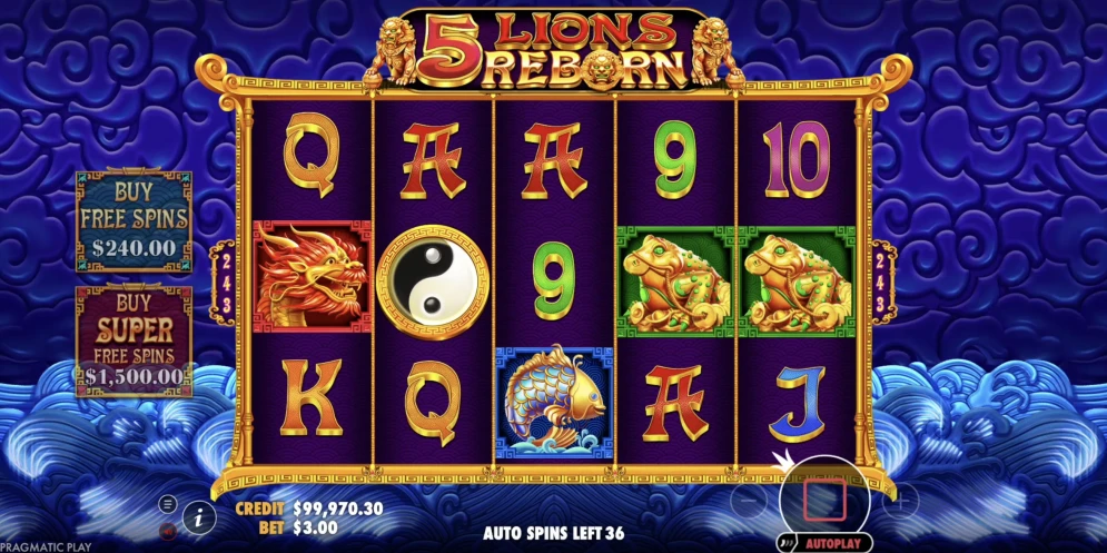 5 Lions Reborn Slot